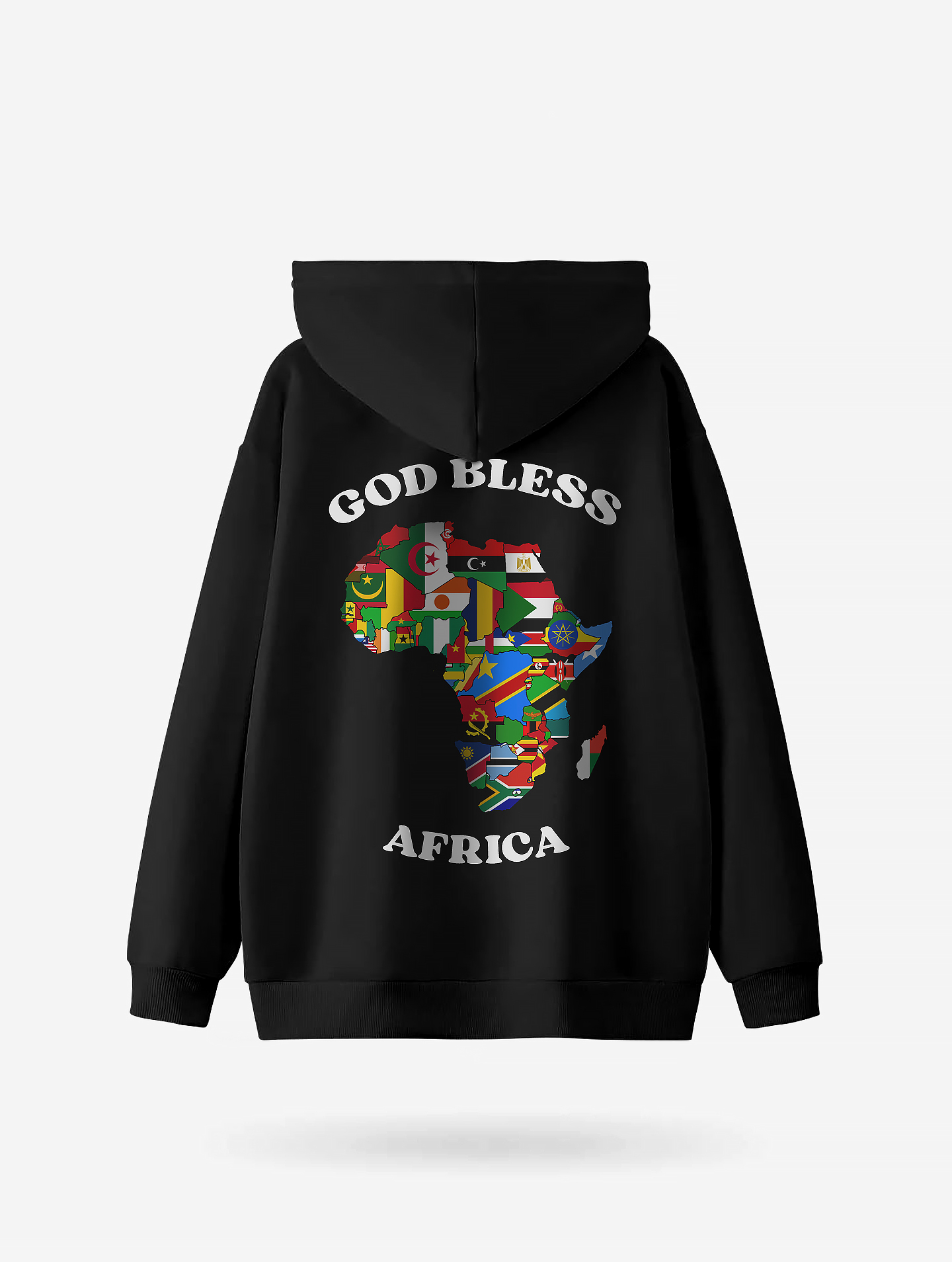 Ara'nbe Africa Fashion Comfortable Hoodie - Black