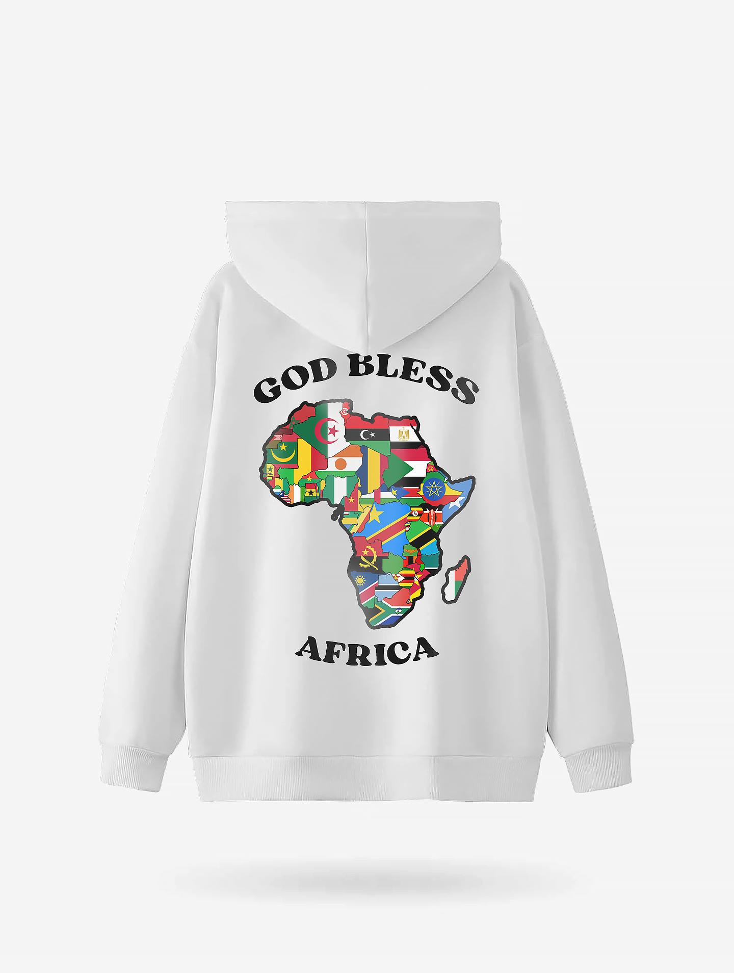 Ara'nbe Africa Fashion Comfortable Hoodie - White